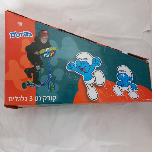 דרדסים - קורקינט 3 גלגלים - SMURFS