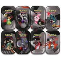פוקימון סט 8 מיני טין Pokémon Scarlet & Violet SV10.5 Black bolt & white flare Mini Tins