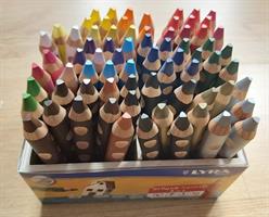 עפרונות צבעוניים עבים מאוד