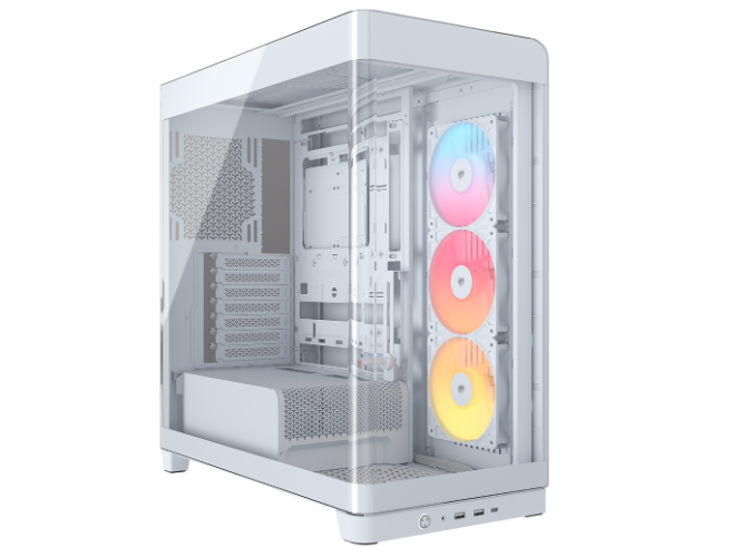 מארז Corsair FRAME 4500X E-ATX 2XUSB 3.2-A 1XUSB3.2 Type-C White