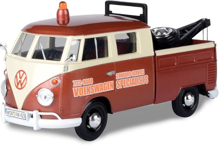 מוטורמקס פולקסווגן Service Pickup Motormax Volkswagen Type T1 בקנה מידה 1:24 – דגם אספנות איכותי