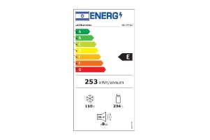 מקרר מקפיא תחתון LG דגם GR-344SD אפור כהה