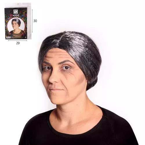 פאה סבתא שיער אפור