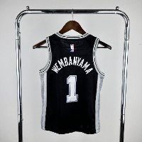 גופיית ילדים NBA סן אנטוניו ספרס Icon Edition - ויקטור וומבניאמה 25/26