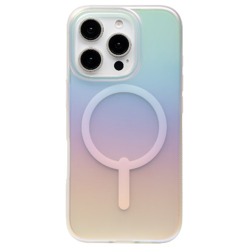 כיסוי ZAGG Milan Snap Iridescent ל- iPhone 16 Pro צבעוני תומך ב MagSafe