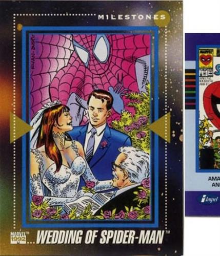 קלף בודד מארוול marvel - wedding of spider - man - Universe Series 3 - 199