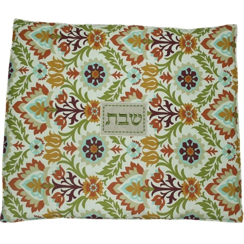 כיסוי לפלטת שבת דגם אתני ירוק