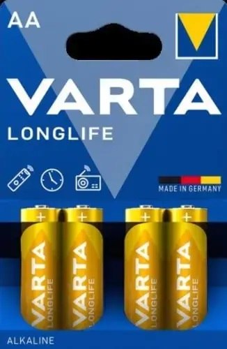 מארז 4 סוללות VARTA AA (LR06)