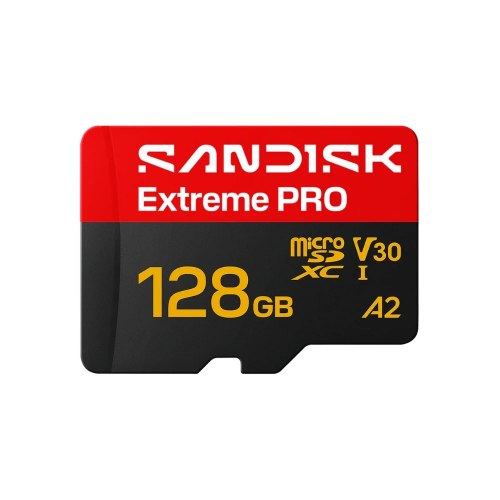 כרטיס זיכרון מיקרו SD, דגם SanDisk Extreme Pro 128GB UHS-I מבית סנדיסק