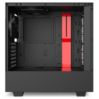 מארז NZXT H510 MATTE BLACK/RED