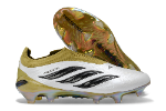 עם גרב - נעלי כדורגל אדידס Adidas Predator לבן זהב