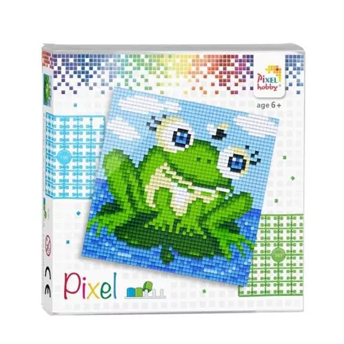 צפרדע - תבנית 12/12 ס"מ | פיקסל הובי