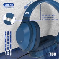 אוזניות קשת בלוטוס YOOKIE YB9 BLUE כחול
