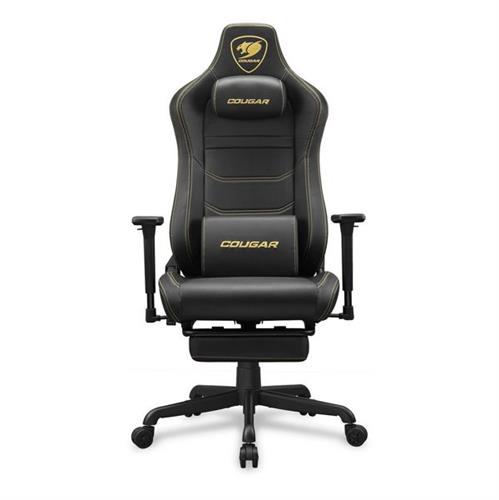 כיסא גיימינג Cougar Armor Evo S Gold עם משענת רגליים