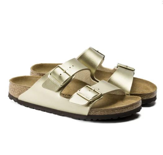 Birkenstock Arizona Gold בירקנשטוק כפכפי נשים אריזונה גולד