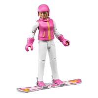 ברודר - דמות בת גולשת סקי  BWorld 60420