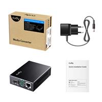 ממיר מדיה אופטי Cudy MC10G 10G Ethernet Media Converter (RJ45 ל-SFP+)