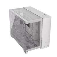 מארז Corsair 2500X Mini-Tower mATX Tempered Glass NO FANS White