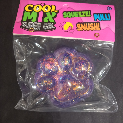 סקווישי  נידו  קול מיקס כף חתול ג'ל נמעך 6.5 ס''מ - Squishy Nido Cat Paw Gel