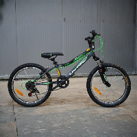 אופניים 20" BIG BIKE שלדה ברזל 7 הילוכים אפור בולם קדמי