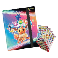 פוקימון - מארז קלפים פריזמטיק בינדיר - POKEMON SCARLET&VIOLET PRISMATIC EVOLUTION BINDER COLLECTION