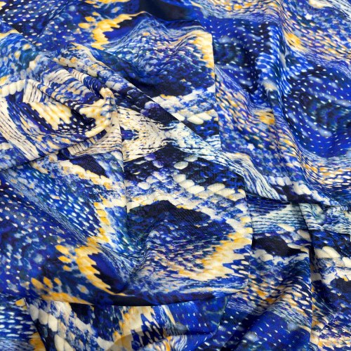 בד ליקרה BLUE SNAKE