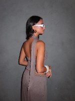 ONE SHOLDER TOP- MOCA