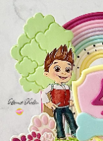תבנית עצים בגדלים שונים