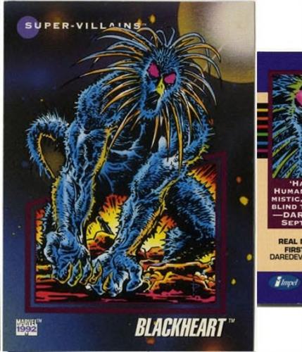 קלף בודד מארוול marvel - blackheart - Universe Series 3 - 133