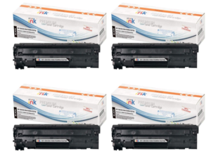 4 יחידות טונר שחור תואם HP ce285a 85A פרימיום