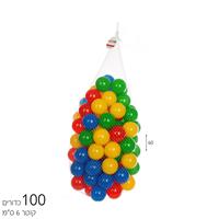 100 יח' כדורים לאוהל 6 ס"מ