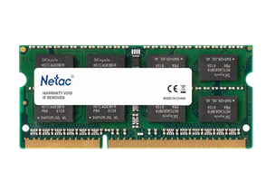 זכרון לנייד Netac 8GB DDR3L 1600Mhz SoDIMM C11 1.35V