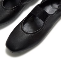 דליקטו פואז נעל מרי ג'יין מעור שחור FITFLOP Delicato Poise Leather Mary Jane פיטפלופ