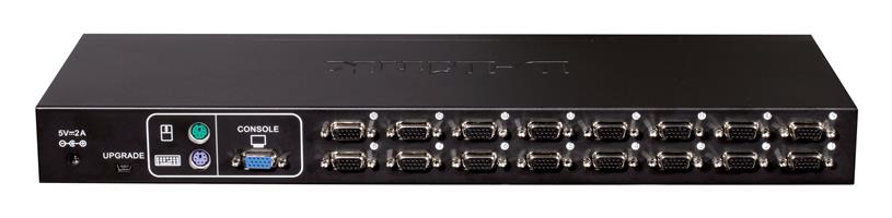 D-Link KVM COMBO Switch 16 Port VGA with PS/2 + USB Rackmount