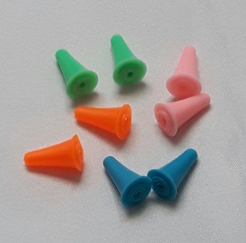 מגיני מסרגות מסיליקון - סט של 4 זוגות