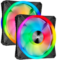 CORSAIR ICUE QL140 RGB 140MM PWM SINGLE FAN 2 PACK