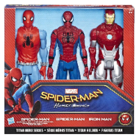 ספיידרמן -סט שלישיית דמויות - MARVEL HOME COMING SPIDERMAN IRON MAN