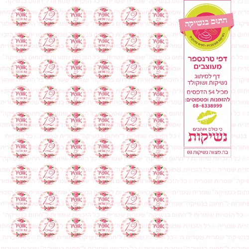 בת מצווה נשיקות 03 אישי- טרנספר