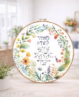 מזמור לתודה - תמונת חישוק בד