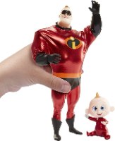 בובה משפחת סופר-על 2 מר סופר-על וג'ק-ג'ק Disney Pixar Incredibles 2: Mr. Incredible & Jack-Jack