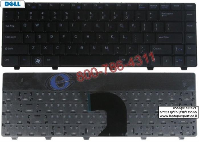 החלפת מקלדת למחשב נייד דל Dell Vostro 3300 , 3400 , 3500 Keyboard NSK-DJ301 , 05MFJ6 , 0VD3VH , NSK-DJ30H