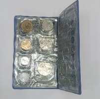 מזכרת מתקופת הלירה-תשמ"א, שנת 1981, סדרת מטבעות רגילים משנים שונות. החברה הממשלתית למדליות ולמטבעות