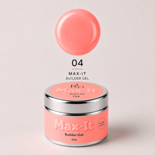 ג'ל בנייה Max-it 04 - אפרסק ניאון