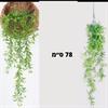 דגם מספר-19 - צמחים נוי מלאכותיים לתלייה וקישוט במגוון דוגמאות