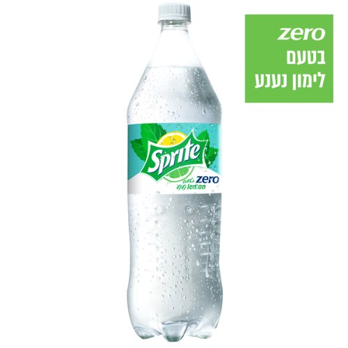 ספרייט זירו בטעם לימון נענע, 1.5 ליטר