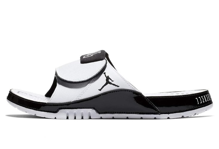 כפכפי אייר ג'ורדן JORDAN HYDRO 13 RETRO‏ לבן שחור