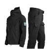 שחור - חליפה טקטית תרמית לגברים Tactical suit