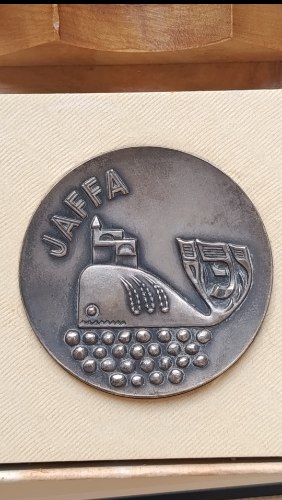 יפו- שנת 1965, מדליה כסף/935, 45 מ"מ, החברה הממשלתית למדליות ולמטבעות