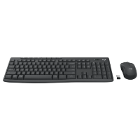 סט מקלדת ועכבר אלחוטיים Logitech MK370 Combo for Business צבע שחור