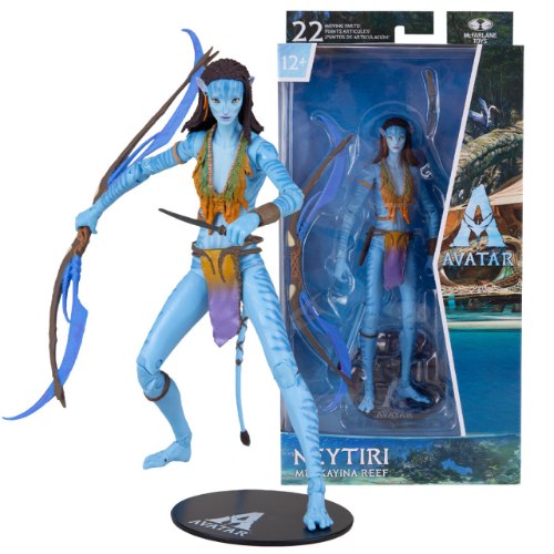 דמות פעולה אווטאר 2 נייטירי 18 ס"מ Neytiri w/Reef Look (Avatar: The Way of Water) 7" Figure